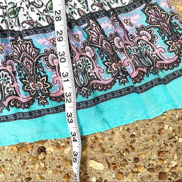 Altar’d State Paisley Boho Racerback Dress M - Picture 5 of 9